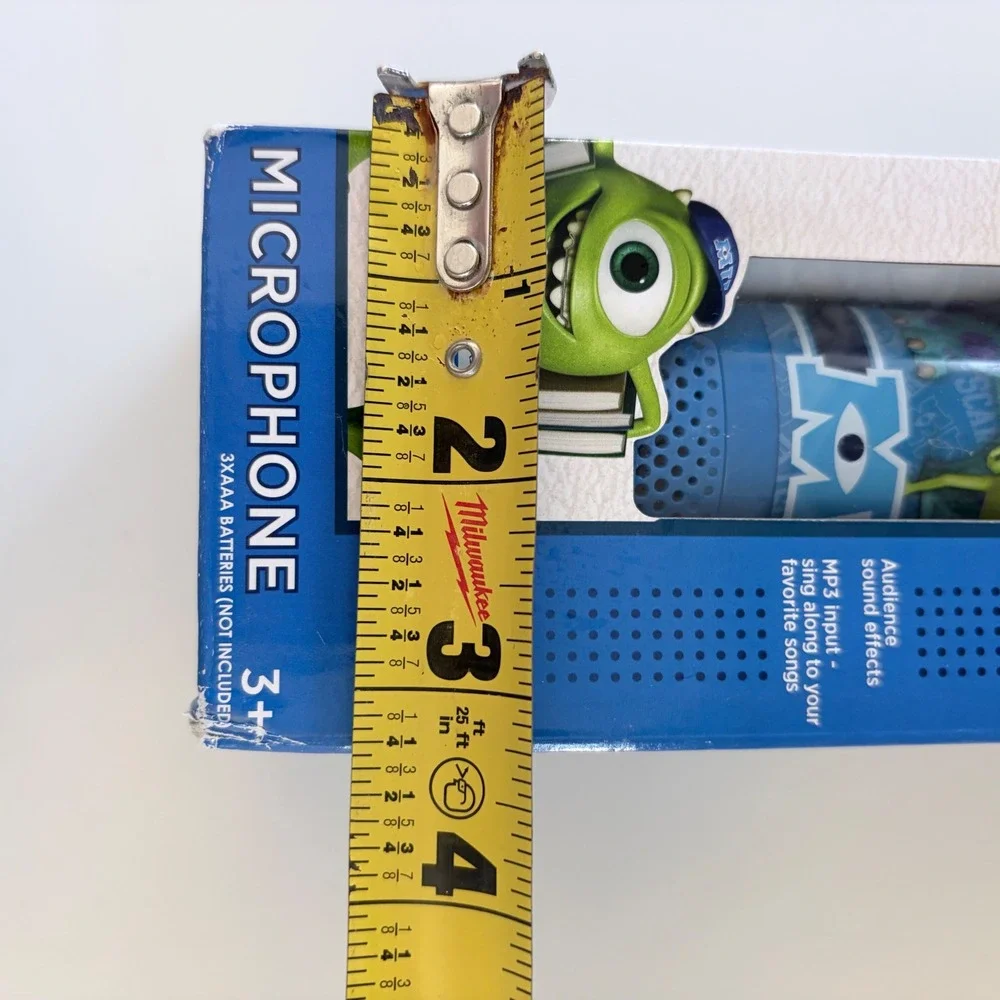First Act Disney Pixar Monsters University Microphone Blue Toy MU359 New Box